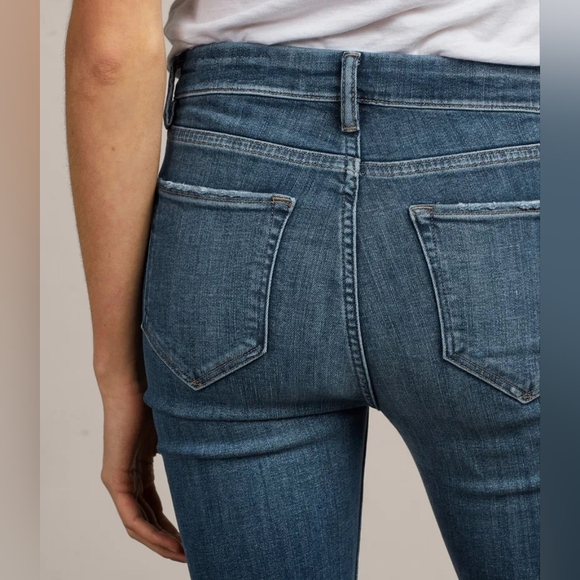 Allsaints Gracie Jeans Blue Skinny Jeans 27 - Picture 4 of 13